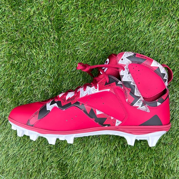 DV7324-661 13 Jordan 7 Force Savage Oklahoma Sooners PE Football Cleats
NO BOX - Picture 7 of 11